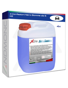 4 Confezioni Nero Gomme da 5 KG