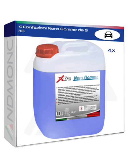 4 Confezioni Nero Gomme da 5 KG