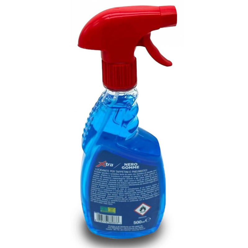 12 Pezzi Nero Gomme Spray 500 ML