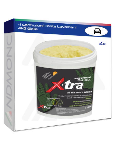 4 Confezioni Pasta Lavamani 4KG Gialla