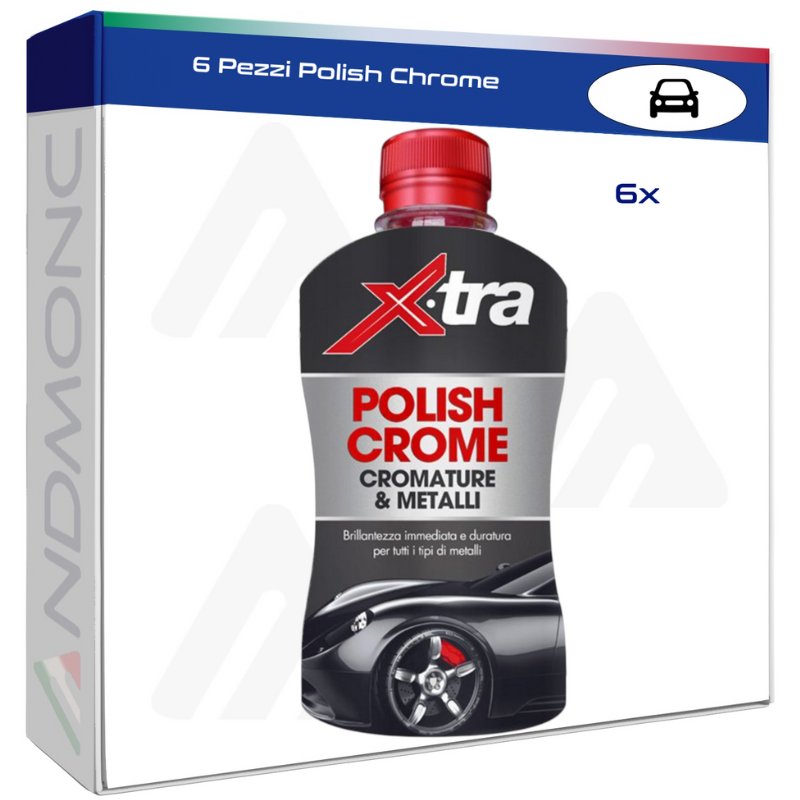 6 Pezzi Polish Chrome