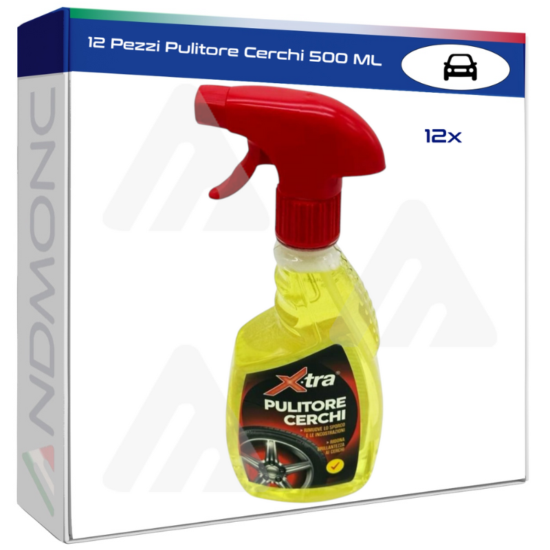 12 Pezzi Pulitore Cerchi 500 ML