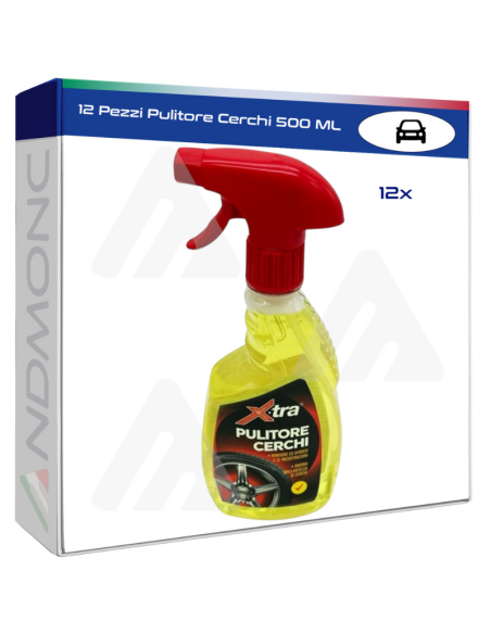 12 Pezzi Pulitore Cerchi 500 ML
