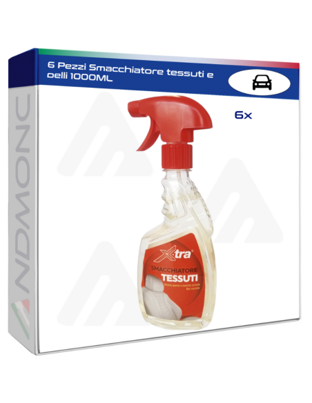 6 Pezzi Smacchiatore tessuti e pelli 1000ML