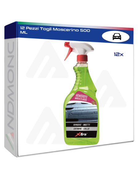 12 Pezzi Togli Moscerino 500 ML