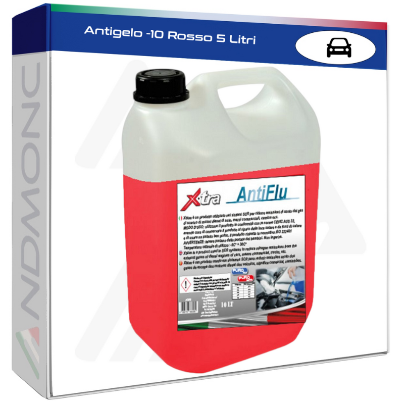 Antigelo -10 Rosso 5 Litri