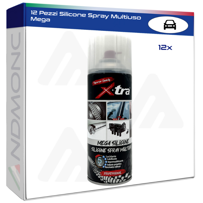 12 Pezzi Silicone Spray Multiuso Mega