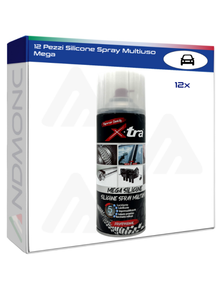 12 Pezzi Silicone Spray Multiuso Mega