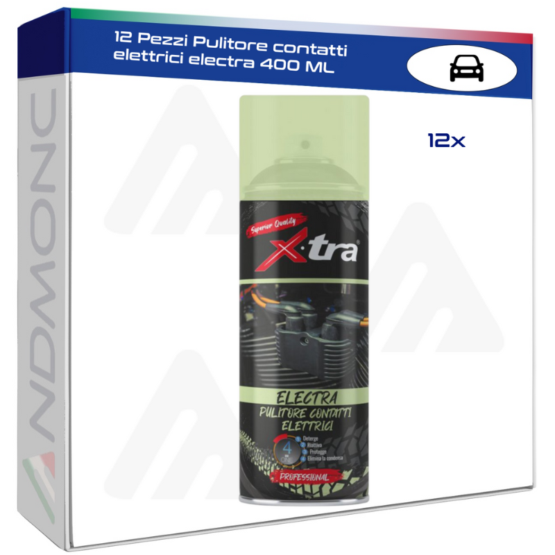 12 Pezzi Pulitore contatti elettrici electra 400 ML