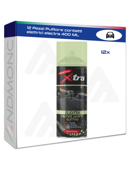 12 Pezzi Pulitore contatti elettrici electra 400 ML