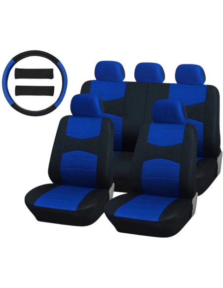 Set Completo coprisedile GEMMA in cotone e poliestere, Vari Colori