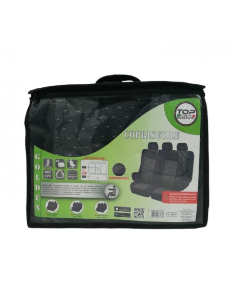 Set Completo coprisedile Golden, Vari Colori