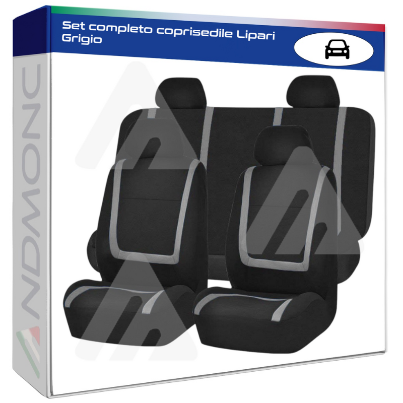 Set completo coprisedile Lipari Grigio