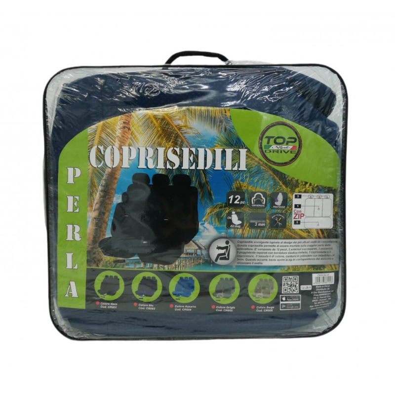 Set completo coprisedile Perla, vari Colori