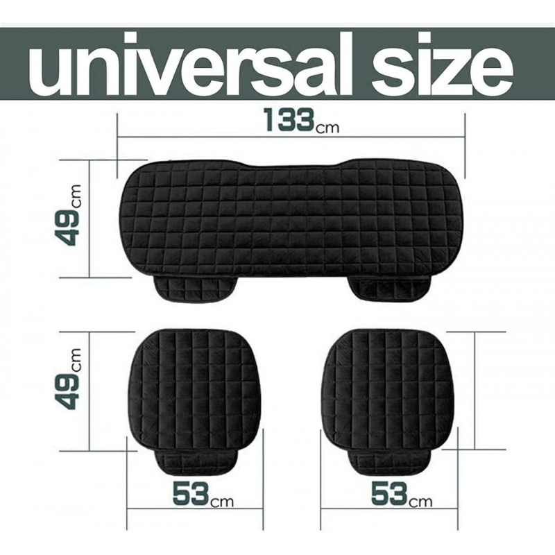 3 Pezzi Set di cuscino per sedile auto con...