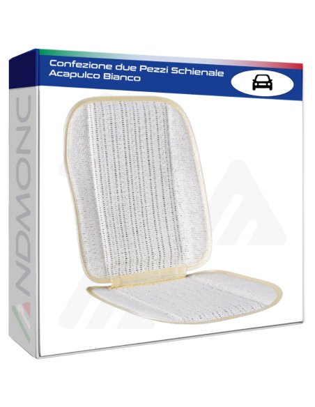 Confezione due Pezzi Schienale Acapulco Bianco