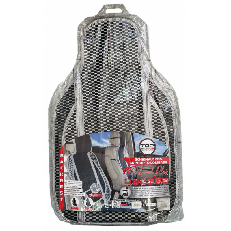 Coppia Schienale con supporto lombare, Montreal...