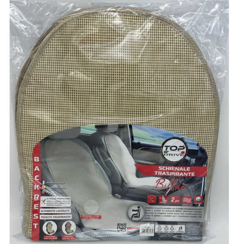 Schienale Traspirante Bilbao, 1 Pezzo