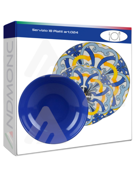 Servizio 18 Piatti art.024