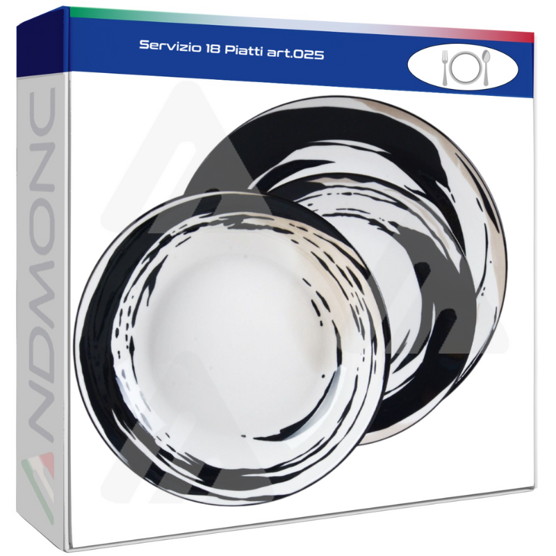 Servizio 18 Piatti art.025