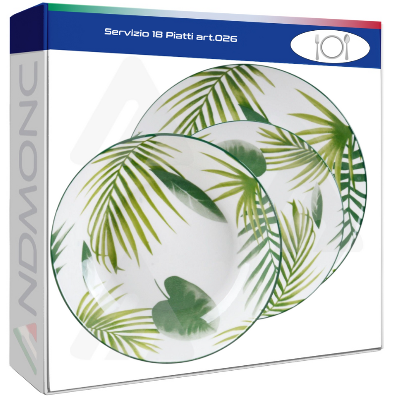 Servizio 18 Piatti art.026