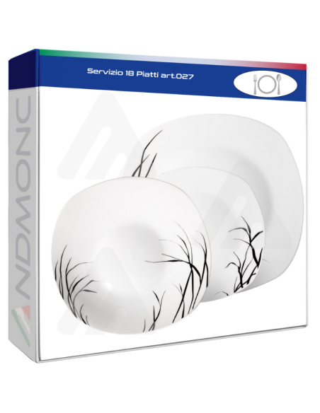 Servizio 18 Piatti art.027