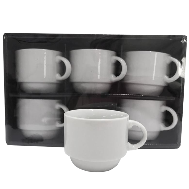 Set 6 tazzine caffè 80cc, art.10