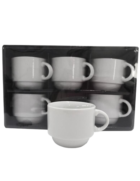 Set 6 tazzine caffè 80cc, art.10