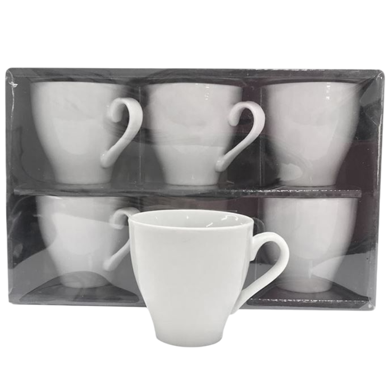 Set 6 tazzine caffè 80cc, art.65