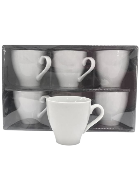 Set 6 tazzine caffè 80cc, art.65