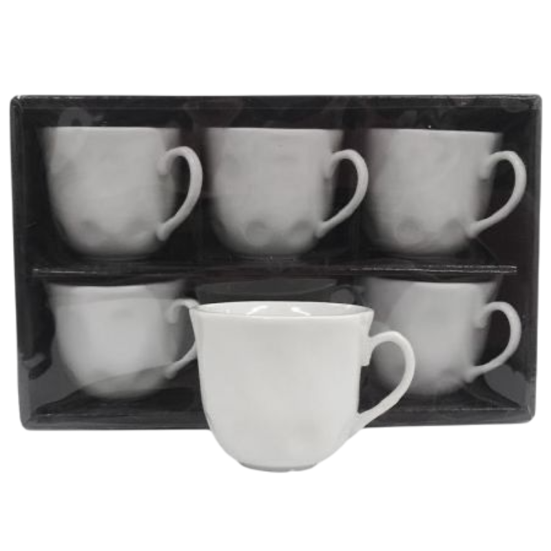 Set 6 tazzine caffè 80cc, art.72