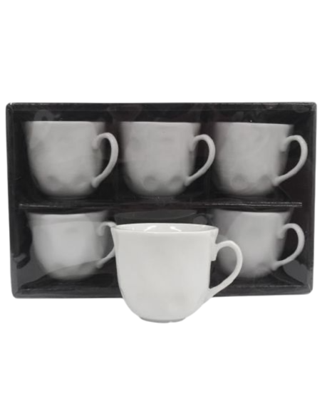 Set 6 tazzine caffè 80cc, art.72