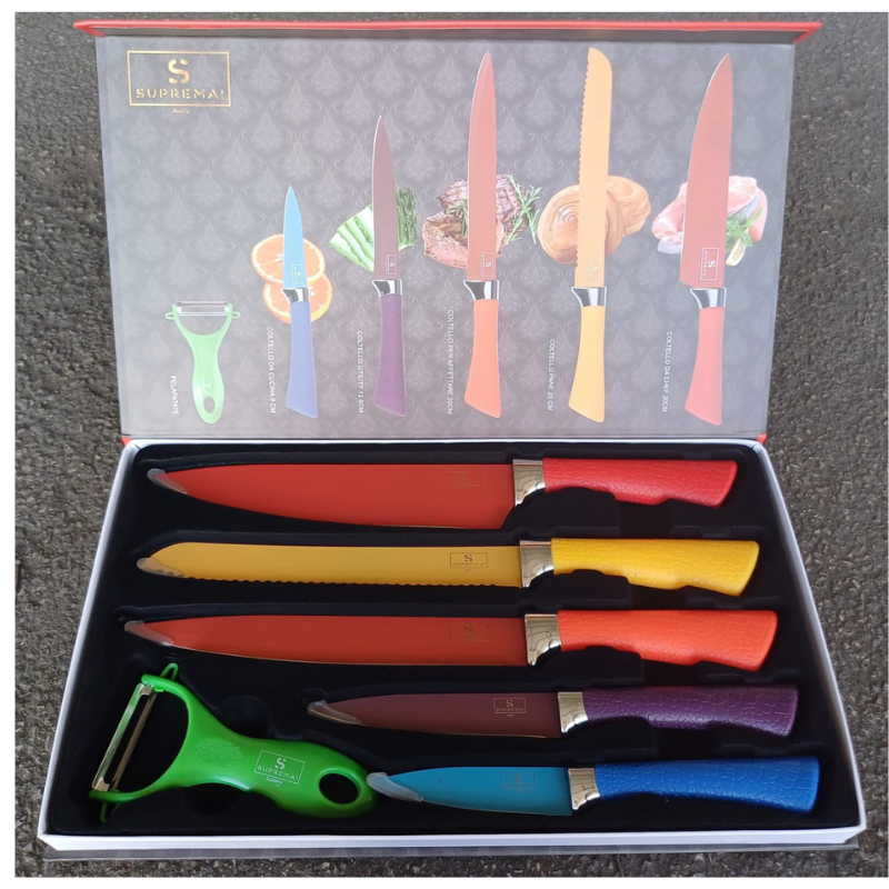 Set Coltelli da Cucina Suprema – 6 Pezzi (5...
