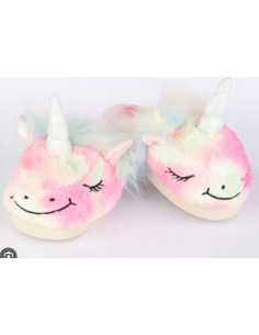 Pantofole Unicorno bimbi aperte dietro 2