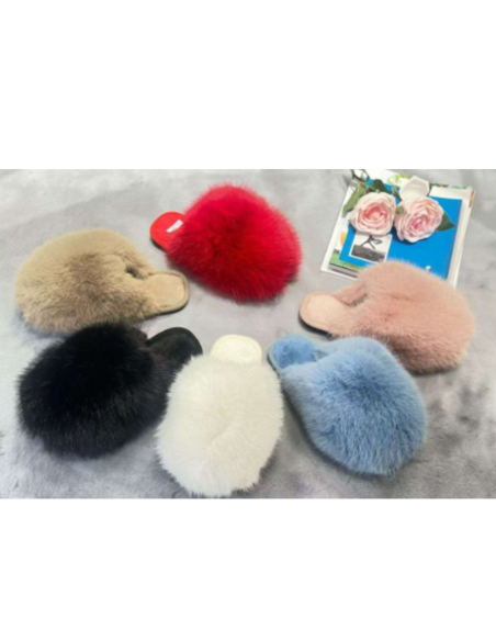 Pantofole peluche chiuse