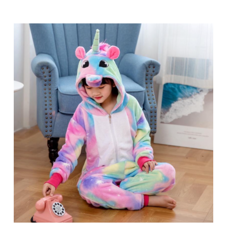Pigiamone unicorno bambino