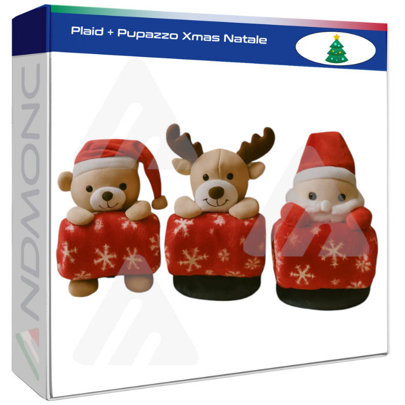 Plaid + Pupazzo Xmas Natale