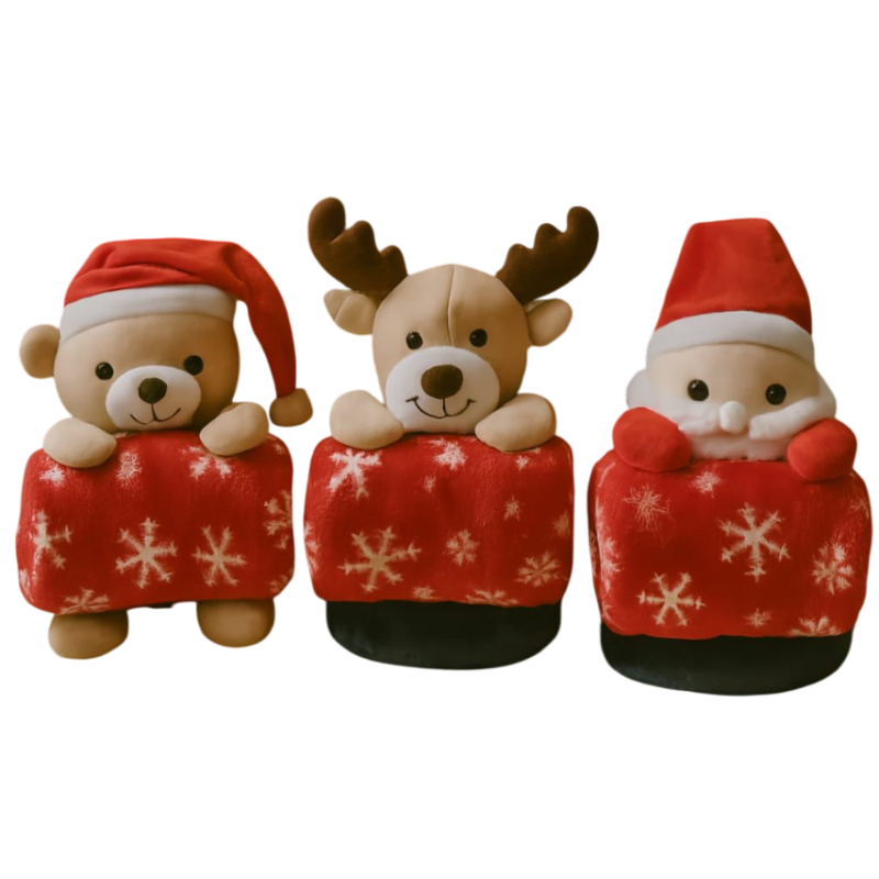 Plaid + Pupazzo Xmas Natale