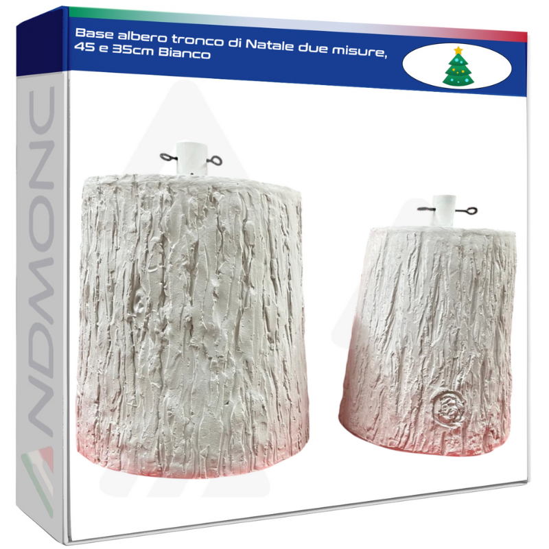Base albero tronco di Natale due misure, 45 e...