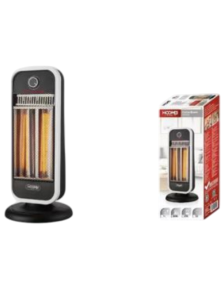 Stufa al Carbonio Oscillante Hoomei HM-8942 – 900W, 2 Livelli di Potenza, Spegnimento Automatico, Sicura e Silenziosa