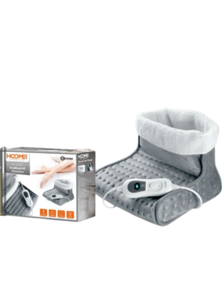 Scaldapiedi Elettrico Hoomei HM-8750G – 100W, 2 Livelli di Temperatura, Rivestimento Morbido Lavabile, Comfort e Calore