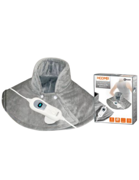 Scaldaspalle Elettrico Hoomei HM-8760G – 100W, 3 Livelli di Temperatura, Controllo LED, Tessuto Morbido Lavabile