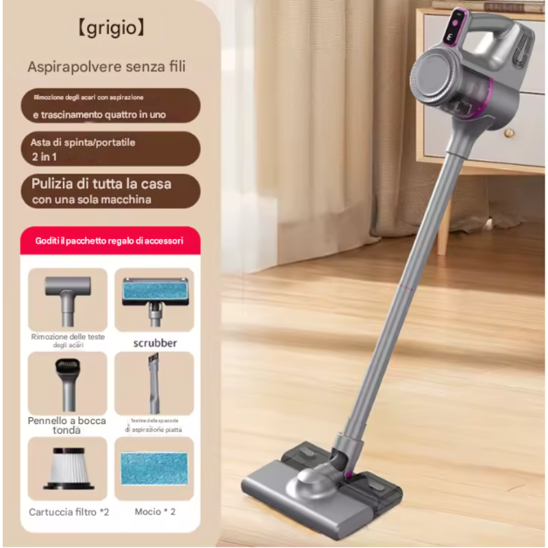 Aspirapolvere Senza Fili 4-in-1 HB-801 –...