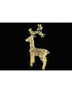 Renna luce natalizia