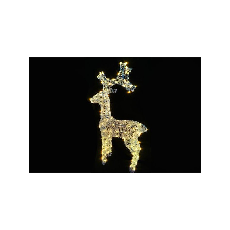 Renna luce natalizia