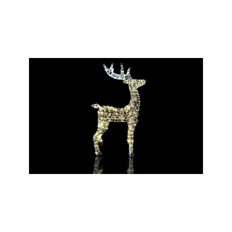 Renna luce natalizia oro