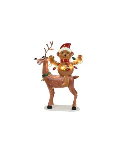 Decorazione natalizia orsetto e renna