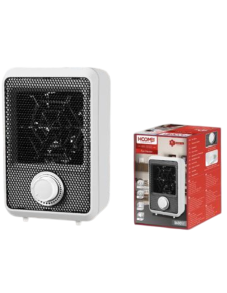 Termoventilatore Elettrico HOOMEI HM-8830B 600W – Mini Stufetta Portatile con Termostato Regolabile