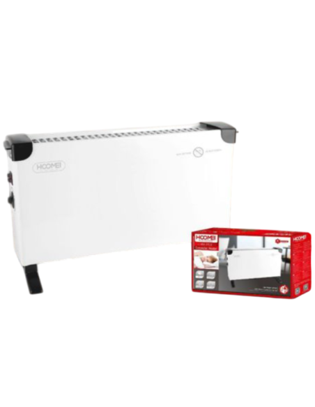 Termoconvettore HOOMEI HM-8928 2500W – 3 Livelli di Potenza, Riscaldamento Rapido e Termostato Regolabile