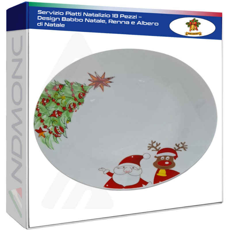 Servizio Piatti Natalizio 18 Pezzi – Design...
